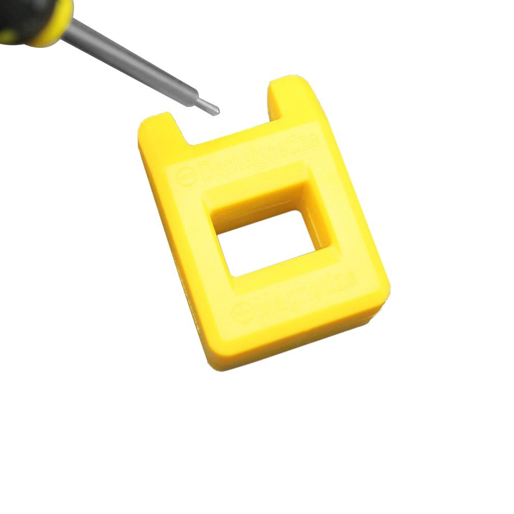 Draagbare 2- -in- -1 schroevendraaier bitkop demagnetiseringstool handmatige schroevendraaier demagnetiseerder magnetiseerder mini demagnetiseerder