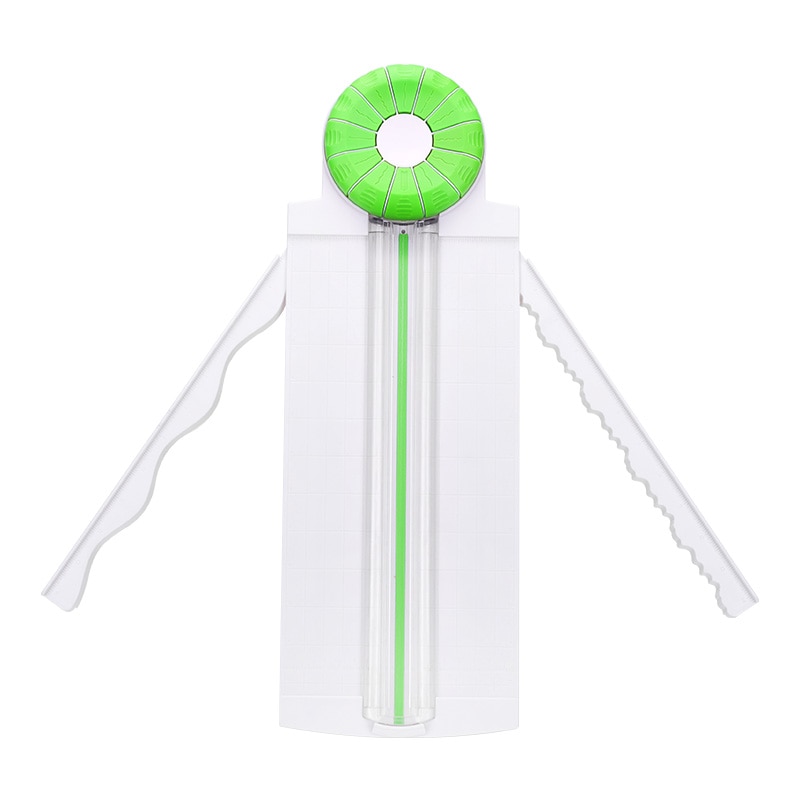 Coupeur de papier multifonctionnel Machine à rainer 360 degrés coupe-papier rotatif 12 côtés peut couper la courbe A5A4A3 peut être coupé ligne cassée