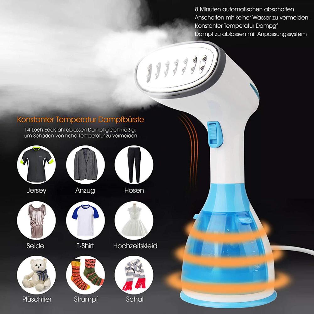 280ml Handheld 1500W Powerful Garment Steamer Fabric Steamer 15 Seconds Fast-Heat For Home Travelling Portable Steam Iron
