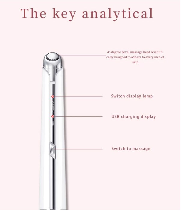 Oplaadbare ionen mini galvanische anti-rimpel oogverzorgingsinstrument
