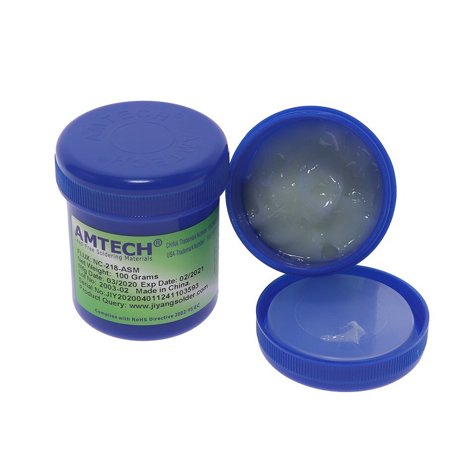 AMTECH NC-218-ASM Flux 100% Original Can Check the Authenticity Tin for Welding Solder Paste Rma218 Flux for Soldering Welding