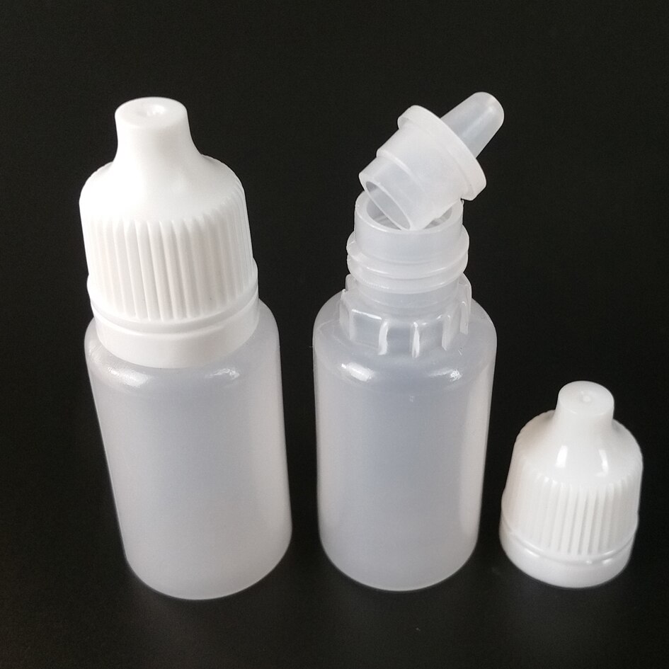 5Ml 10Ml 15Ml 20Ml 30Ml 50Ml Dropper Flessen 100 Stks/partij Pe Materiaal lege Plastic Squeezable Eye Liquid Dropper