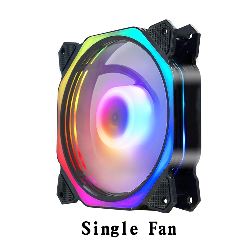 Dispositivo di raffreddamento Del Radiatore Fan Cassa Del PC 120 millimetri Rgb Ventola di Velocità della Ventola Aura di Sincronizzazione di Ventilatore del dispositivo di Raffreddamento di Raffreddamento Muto Colorato IR Rgb ventole del Computer