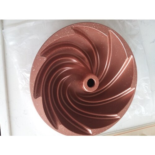 Molde de bolo de granito de fundição de alumínio thermoad vento rosa/ouro rosa