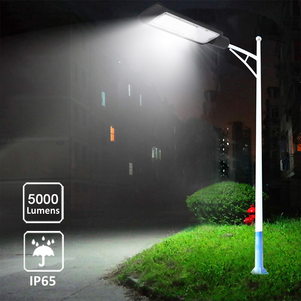 30w/50w led vej gadelys vandtæt  ac85-265v spotlight udendørs belysning til gadeguirlander industriel have firkantet lampe