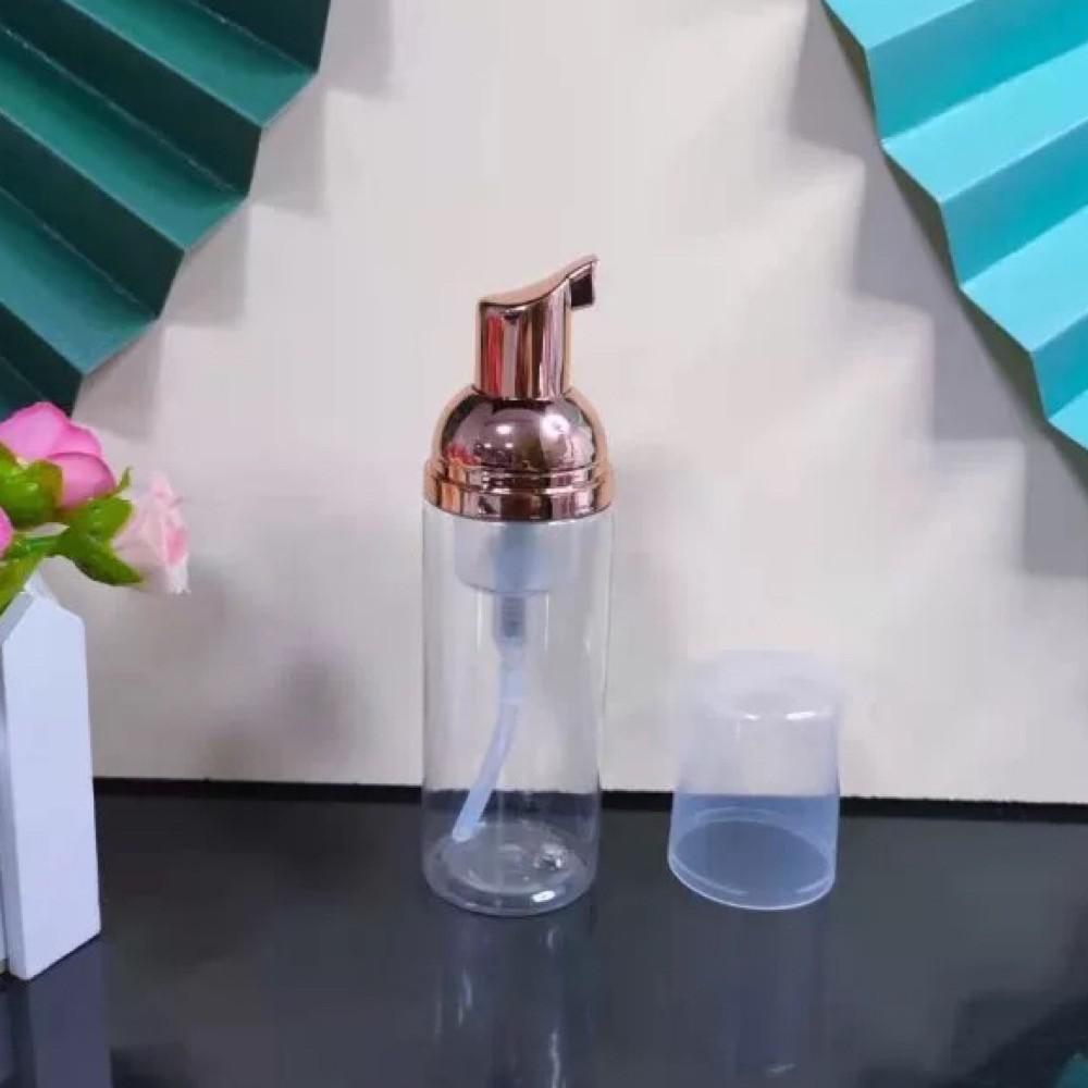10 stk/sett skumpumpeflaske plastskum gjennomsiktig tomflaske øyenvippe kosmetisk flaskerens såpedispenser skumflaske: 10 stk   x  60ml / Rosa måke - t