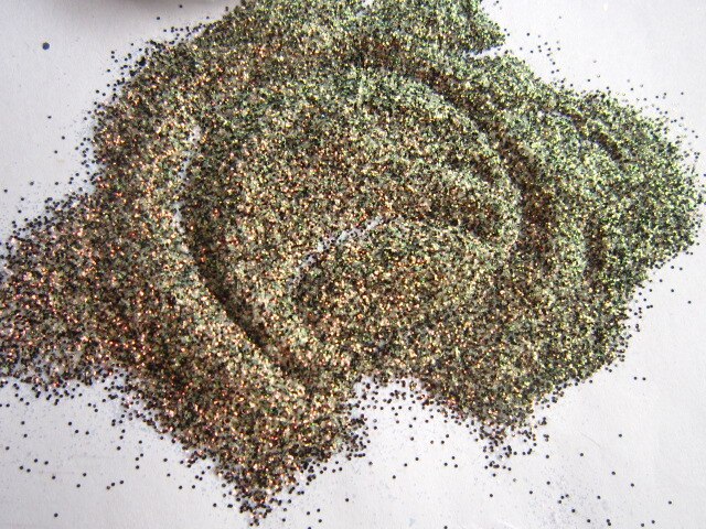 Neon Geel Hex Paillette Glitter Mix Wit Iriserende Glitters Voor Gel Nagellak G501