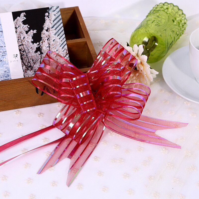 10Pcs Bowribbons Kerstcadeau Bloem Wrappers Voor Bruiloft Auto Verjaardag Evenementen Decoratie Gelukkig Nieuwjaar Cadeaus Decor: 15