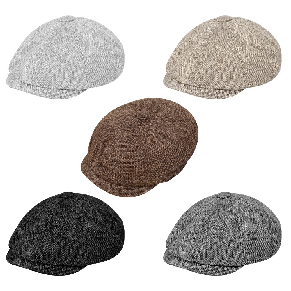 Béret décontracté pour hommes, casquette unisexe, béret rétro Vintage, tendance sauvage, printemps automne été