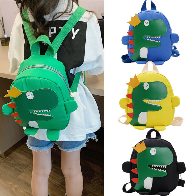 Sødt lille barn børnehave skoletaske 3d tegneserie dinosaur mini rygsæk baby dreng pige skoletaske