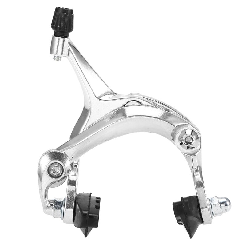 Främre fixie road bike cruiser broms set cykel broms kit cykel broms kit sida dragbroms set för de flesta fixie cykel silver