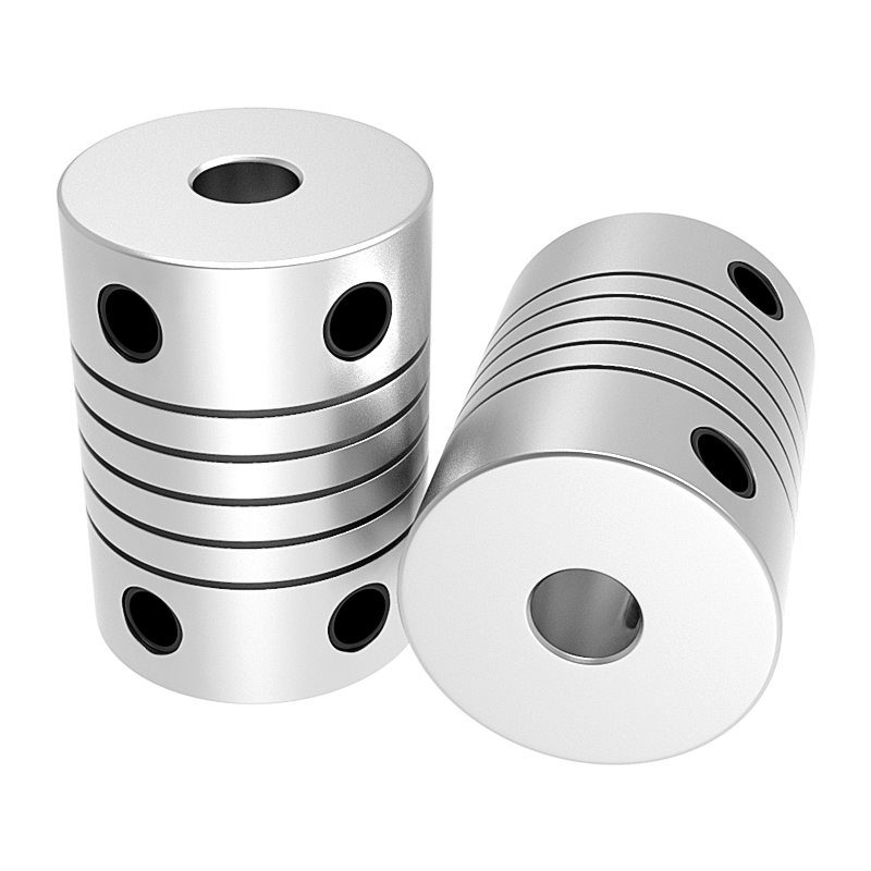 D19xL25 Aluminium Flexible Jaw Shaft Coupling 3 4 5 6 6.35mm 8mm 10mm CNC Stepper Motor Coupler Encoders Engraving Machine