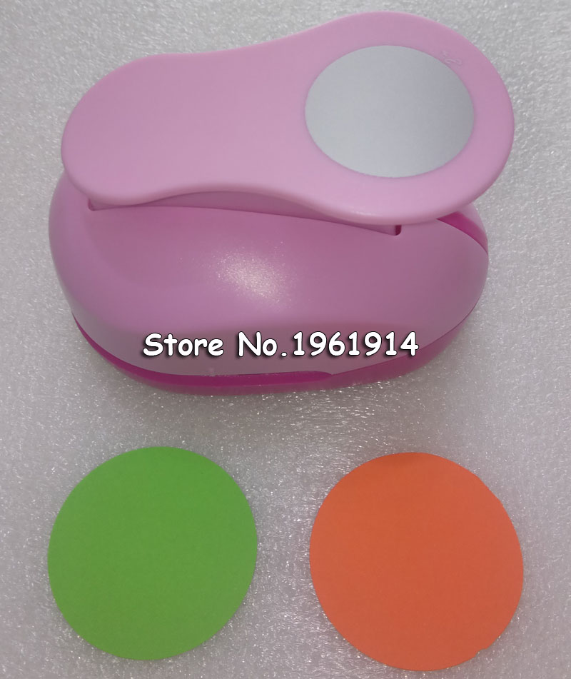 2 uds (2,5 cm) ronda onda de forma circular perforar conjunto punch craft Scrapbooking la escuela perforador de papel troqueladora para goma eva