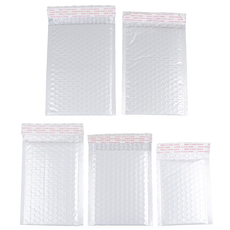 8pcs White Paper Bubble Padded Mailers Envelopes Bag Bubble Mailing Envelope Bag Packaging Bags Mailer Bags