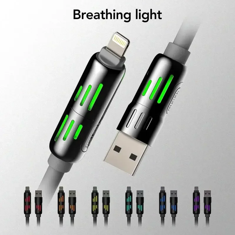 USB, Type C, Lightning-Max 240W snellaad- en datasynchronisatie MFISH 4-in-1 multifunctionele USB-oplaadkabel voor iPhone 16/15, iPad