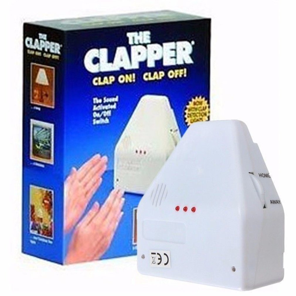 Universal Clapper sonido activado el interruptor/de aplaudir aparato electrónico de interruptor de luz de 110V sonido interruptor de Control de venta