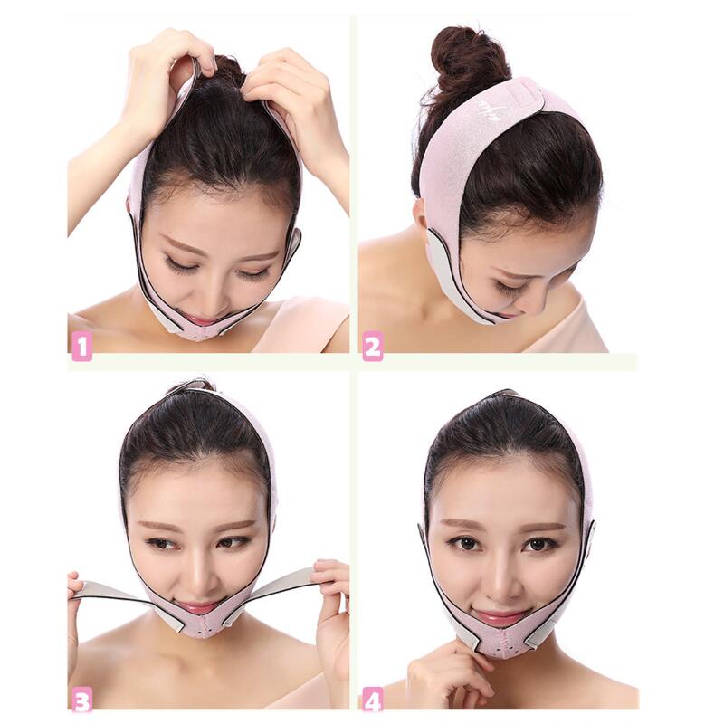 Face Lift Tools Thin Face Mask Slimming Facial Thin Masseter Double Chin Skin Thin Face Bandage Belt Women Face Care Beauty Kit