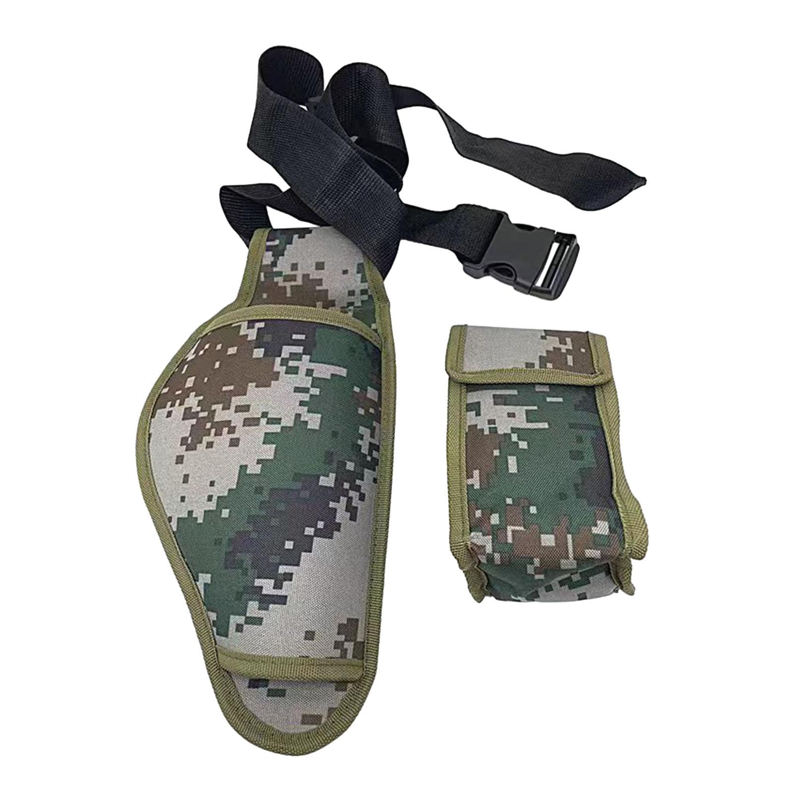 Aufbewahrungstasche für elektrische Scheren, praktischer Scherenkoffer, Werkzeughalter für Elektriker, Pflanzenschere, Trimmwerkzeuge, Gartenmesser: Braun