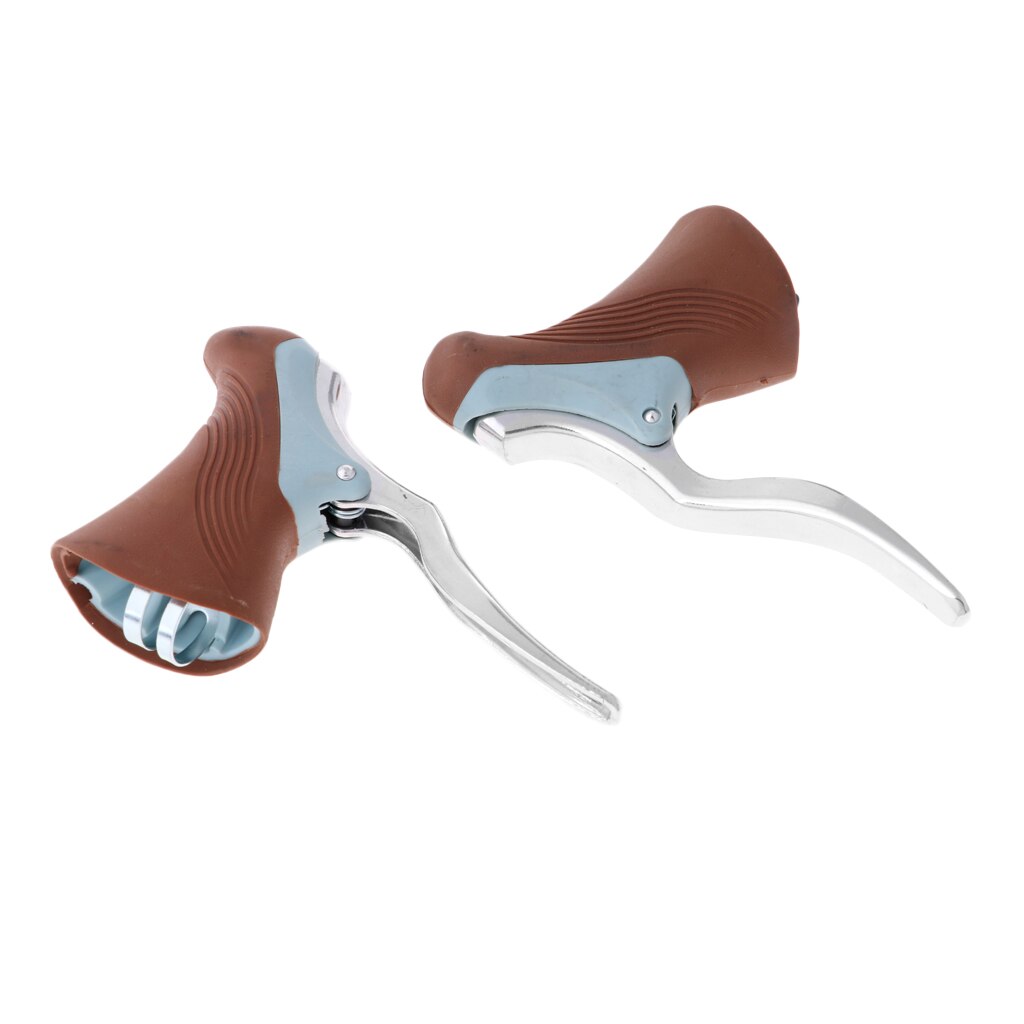 1 Pair Universal Alloy Bike Brake Lever Set for 22.2-23.8mm Handlebar BMX Mountain Bicycle Cycle Road Cycling