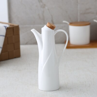 Bouteille de Sauce soja en céramique | Bouteille de vinaigre, ustensile de cuisine, pot à huile, tasse d'huile d'art, Pots de vinaigre, salière de cuisine: A