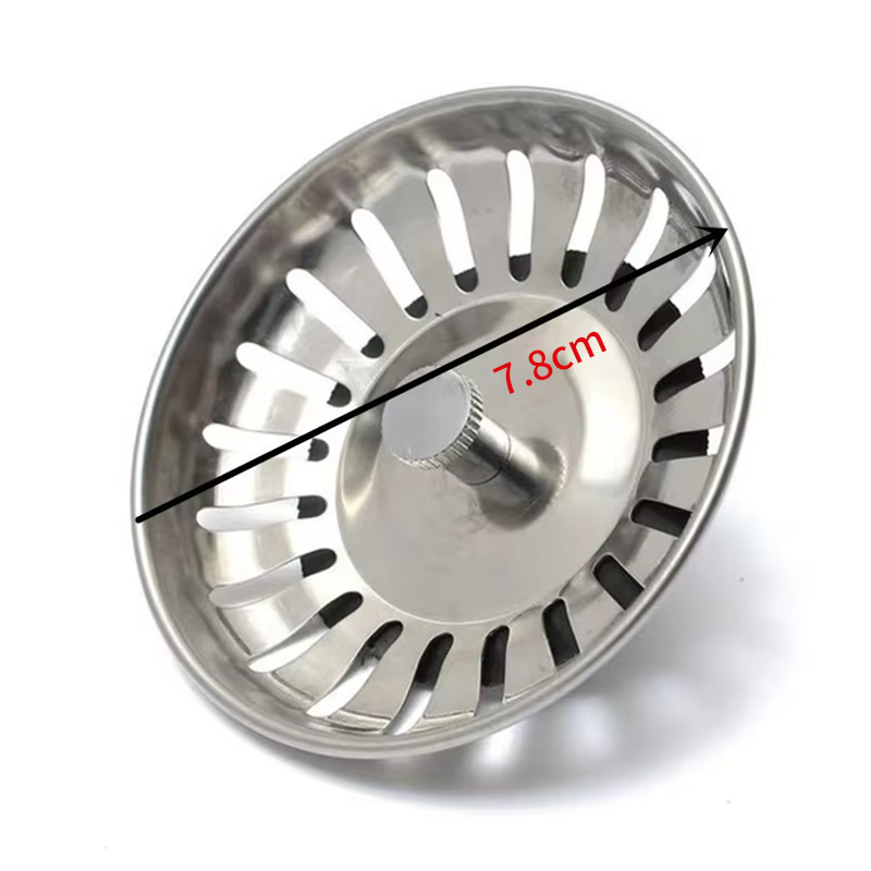 Rvs Gootsteenzeefje Bad Haar Catcher Stopper Zwembad Badkamer Afval Gootsteen Filter Plug Gootsteen Accessoires Tool