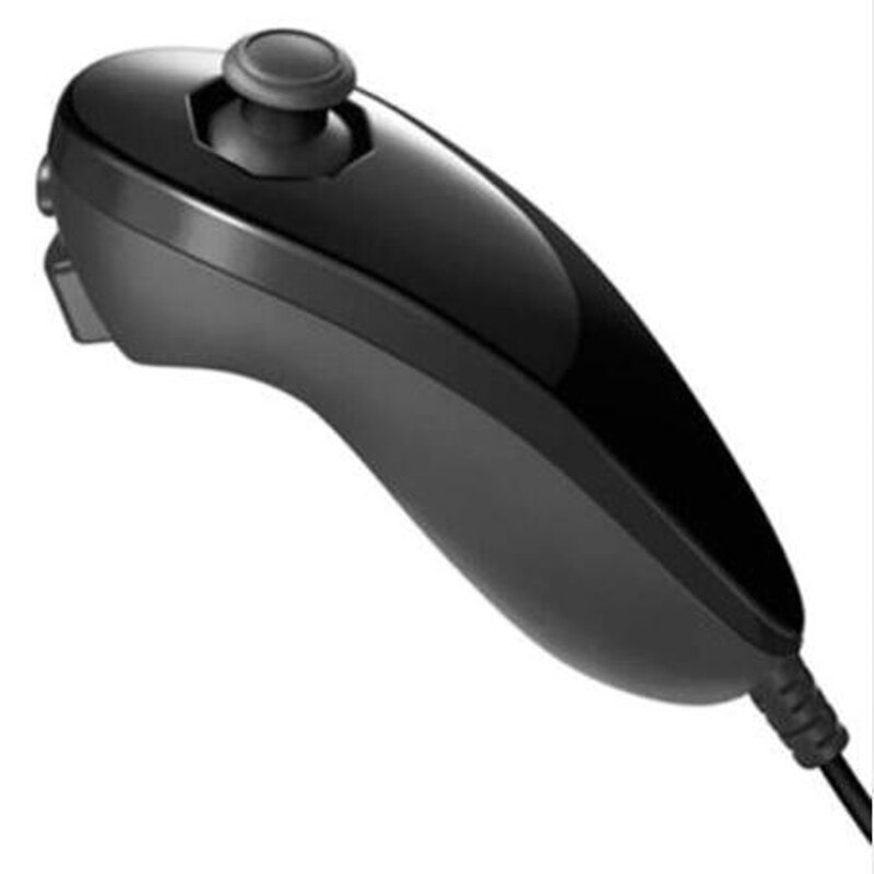 Kleurrijke Handvat Nunchuk Nunchuck Remote Game Controller voor Wii met wired ondersteuning