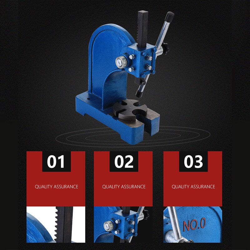 0.5T High-intensity Manual Presses Machinehand Press Machine Small Industrial Hand Press mechanical wrench Punch Press Equipment