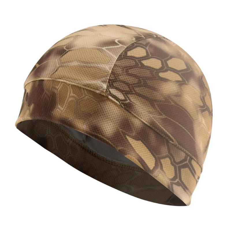 Python Patroon Helm Liner Caps Winddicht Outdoor Motorfiets Fietsen Sport Hoofddeksels Bescherming Zonnehoed Hoofddeksels: Desert
