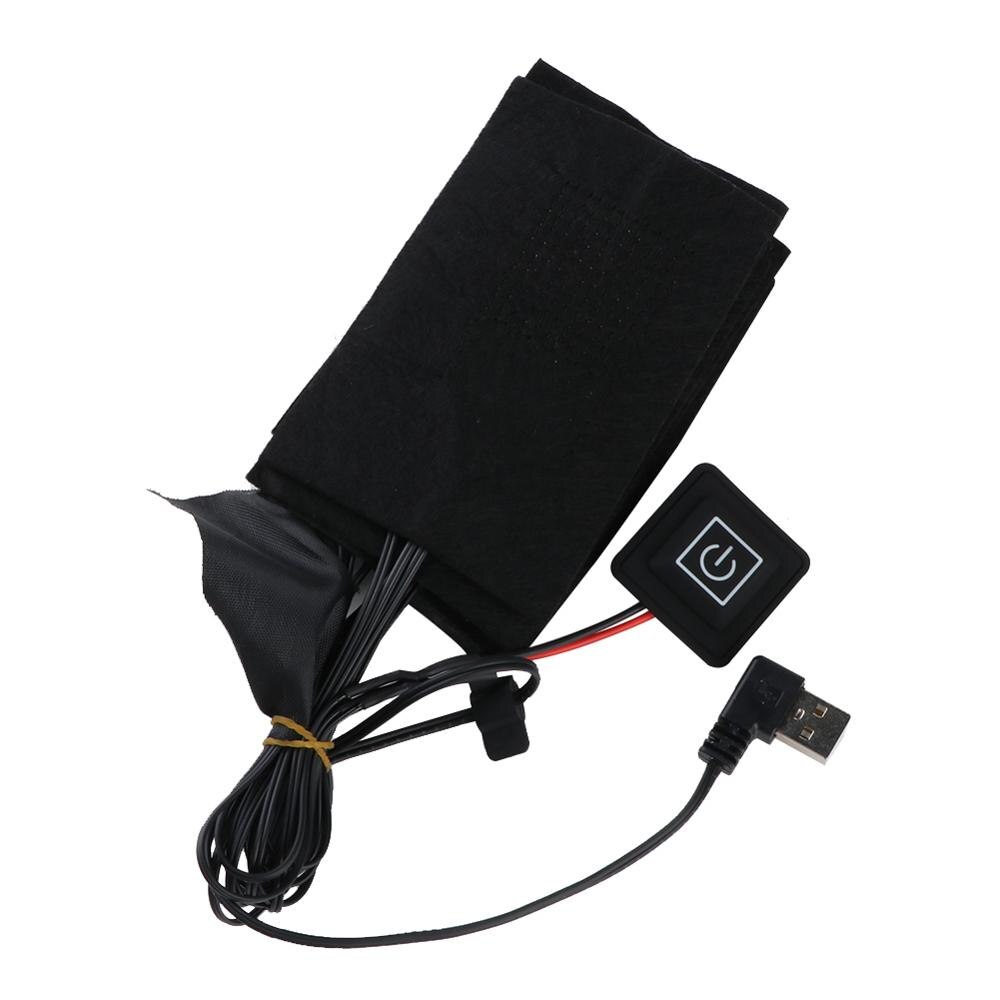 1 Set USB Electric Heating Pad 3 Heat Levels Winter Outdoor Heating Pads for DIY Heated Jacket