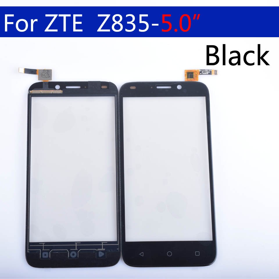 For ZTE Maven 3 Z835 Touch Screen Panel Digitizer Sensor Front Glass Outer Touchscreen Replacement 5.0 inch