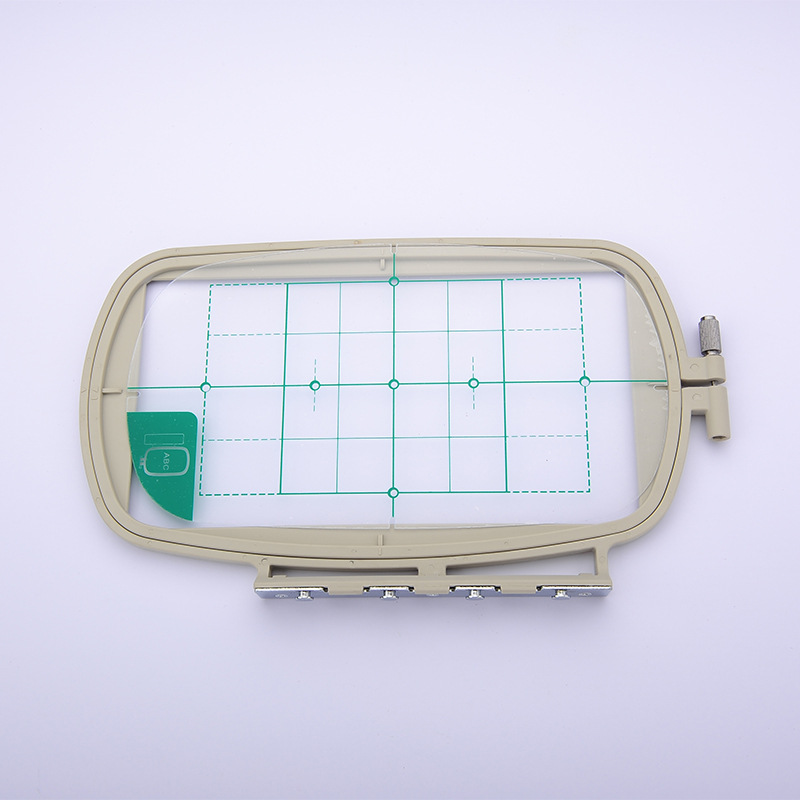 Brother/ Brother Household Embroidery Sewing Machine Embroidery Frame Embroidery Cloth Square Frame Three-piece Set: light yellow