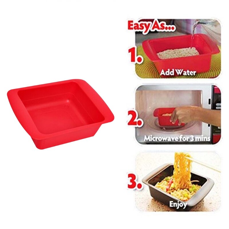 Rapid Ramen Cooker Microwave Ramen Perfect for Dorm Small Kitchens and Office Dishwasher-Safe Microwaveable Use BPA-Free
