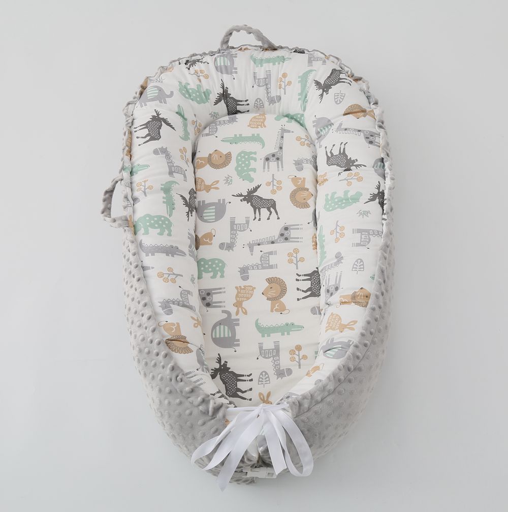 Lit bionique pour bébé, matelas, -né, couchage en plein air, nid de voyage, literie Portable, Kit de berceaux pour enfants: dinosaur