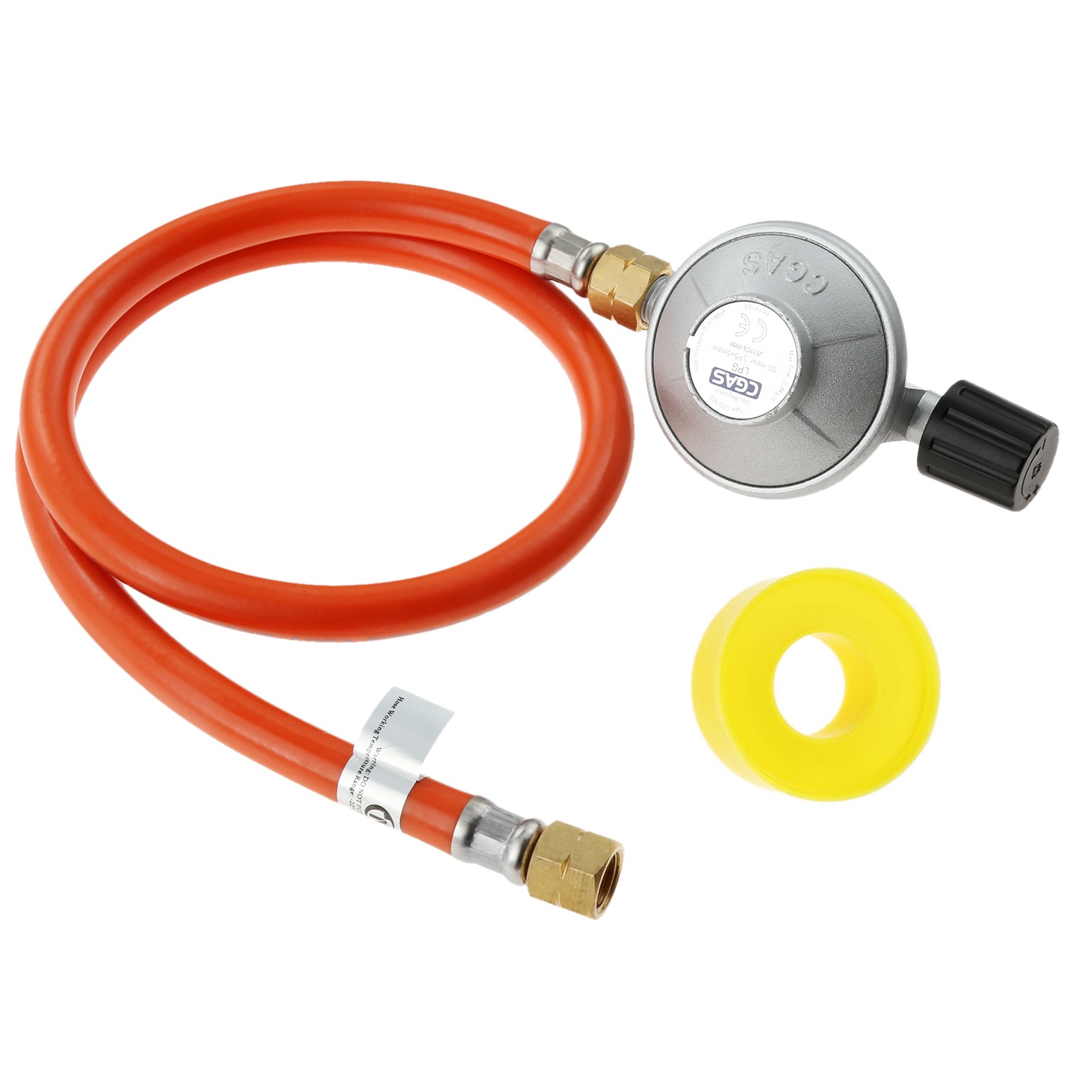 Camping Kachel Grills 1LB Propaan Fles & Kleine Butaan Cansiter Verstelbare Regulator 50Mbar Met Slang 31.5 "Lange G1/4" Links Draad