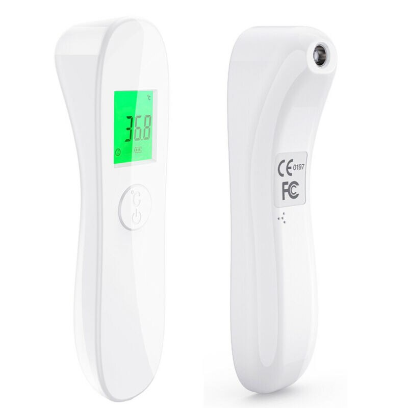 Voorhoofd Temperatuur Meter Baby Infrarood Elektronische Thermometer Zonder Batterij Lcd Digital Non-Contact Ir Infrarood Thermometer