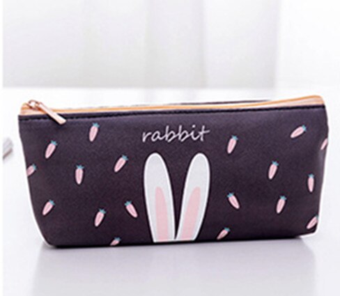 Schattige fruitserie etui student schoolbenodigdheden schrijfwaren tas cartoon pennenzak jongens en meisjes schattige pennendoos: Konijn