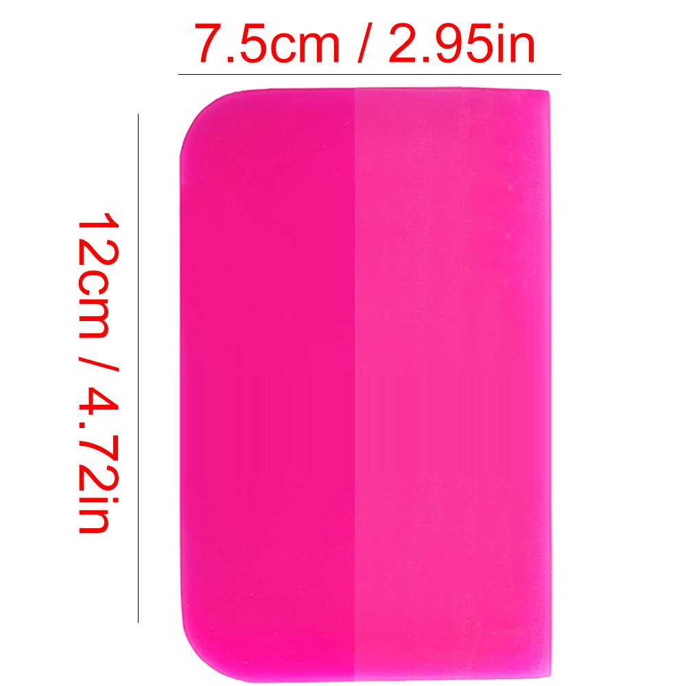 Tpu Koolstofvezel Auto Film Installeren Zuigmond Roze Groen Schraper Ppf Vinyl Wrap Water Ijs Ruitenwisser Auto Huishoudelijke Schoonmaakmiddelen Tint tool: green