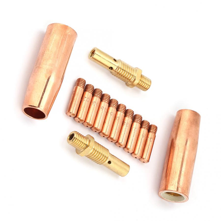 14 teile/satz Düse Diffusor Spitze Bausatz für Tweco MIG Schweißen Pistole Für schweißen Gas Diffusor