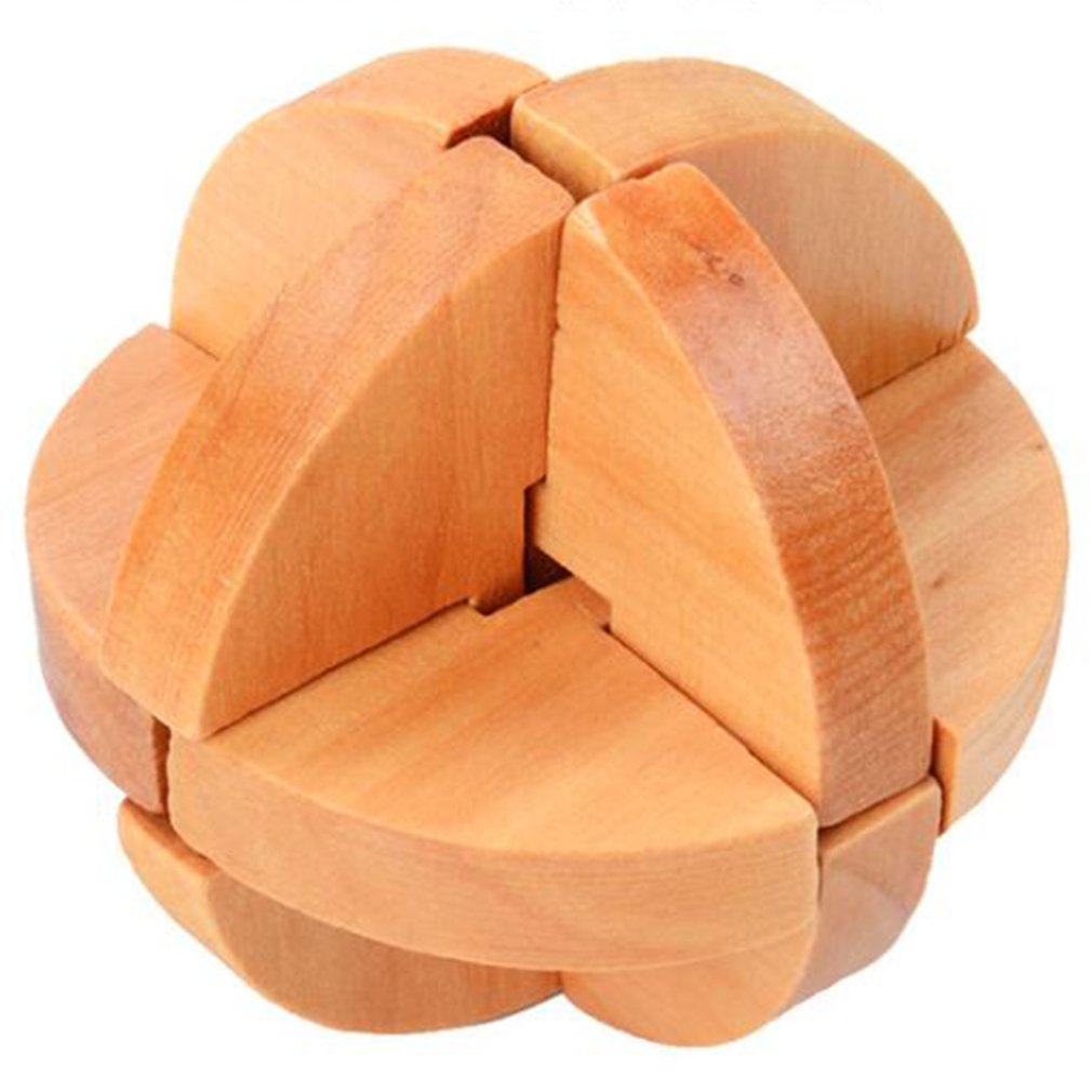 Chinese Ancient Lock Children's Puzzle Solving Manual Brain Toys Early Education Brain Development Toys: Luban Ball