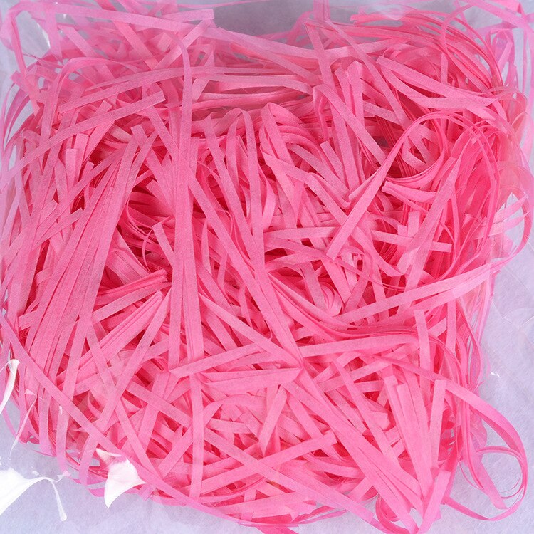 10g DIY White Paper Raffia Shredded Paper Confetti Box Filling Material Wedding Marriage Home Decor Decoration: Rose
