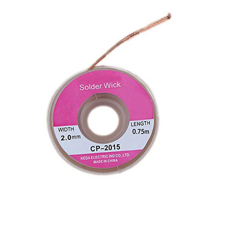 1.5M Length Desoldering Braid Welding Solder Remover Wick Wire Low-residue No-Clean Tin Strip Lead Cord Flux BGA Repair Tool