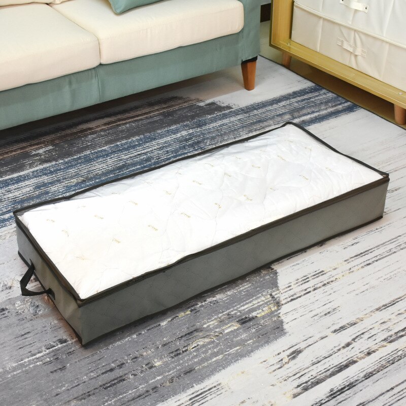 Onder Bed Niet-geweven Opberglade Organisator Opbergdoos Kleding Dekens Schoenen Divider Container Quilt Zakken Houder Organizer