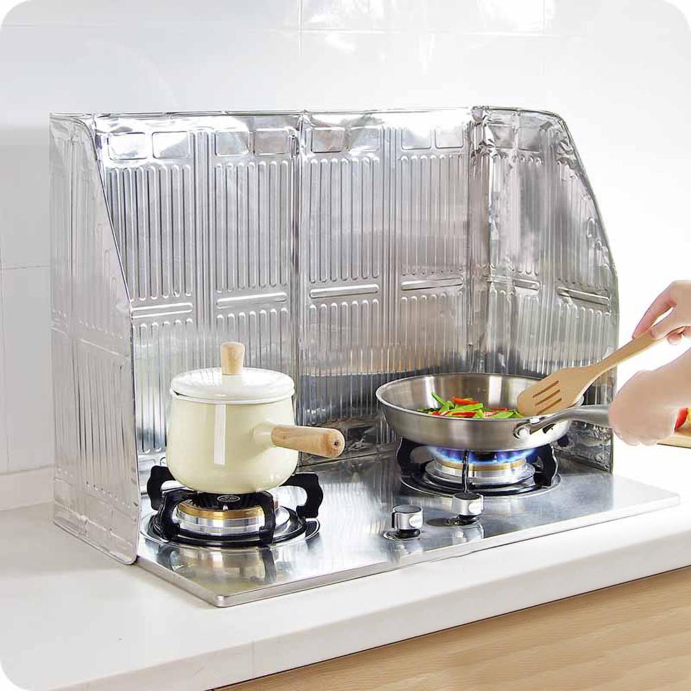 Salg! magnetisk aluminiumsfolie oljesprut baffel beskyttende skjermbrett kjøkkenverktøy