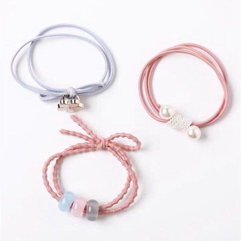 12/16/20/25 stuks meisjes hoofdbanden vrouwen haaraccessoires elastische haarbanden voor meisjes vrouwelijke haarband rubberen touw kauwgombanden haarband