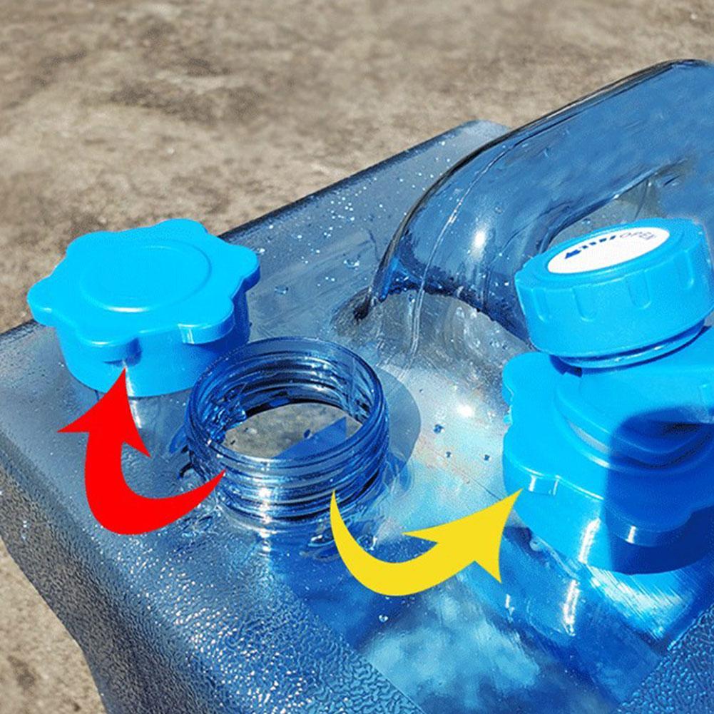 Outdoor Water Bucket Container Portable Driving Water Tank Container With Faucet For Camping Picnic Hiking
