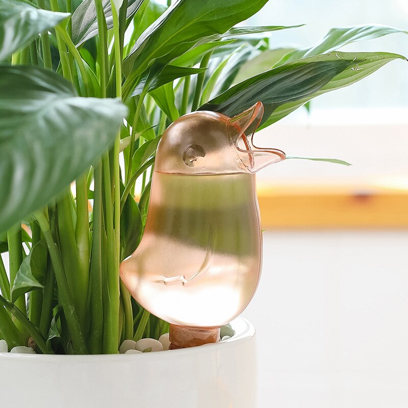 Sistema de riego por goteo en forma de pájaro, Kit de gotero para maceta de flores, semillas de jardín, florero de plantas, herramientas de bebedero automático, 1/2 Uds.