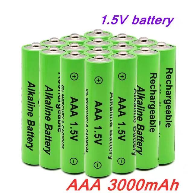 100% neue 3000mah 1,5 V AAA Alkaline Batterie AAA akku für Fernbedienung Spielzeug Batery Rauch alarm mit ladegerät