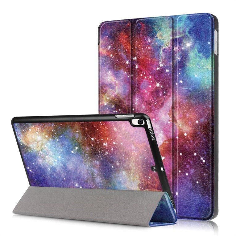 Case for iPad Air 10.5 inch (3rd Gen) Cover, Ultra Slim Standing Protective Shell with Auto Wake/Sleep for iPad Air 3 Case: YHX-Galaxy