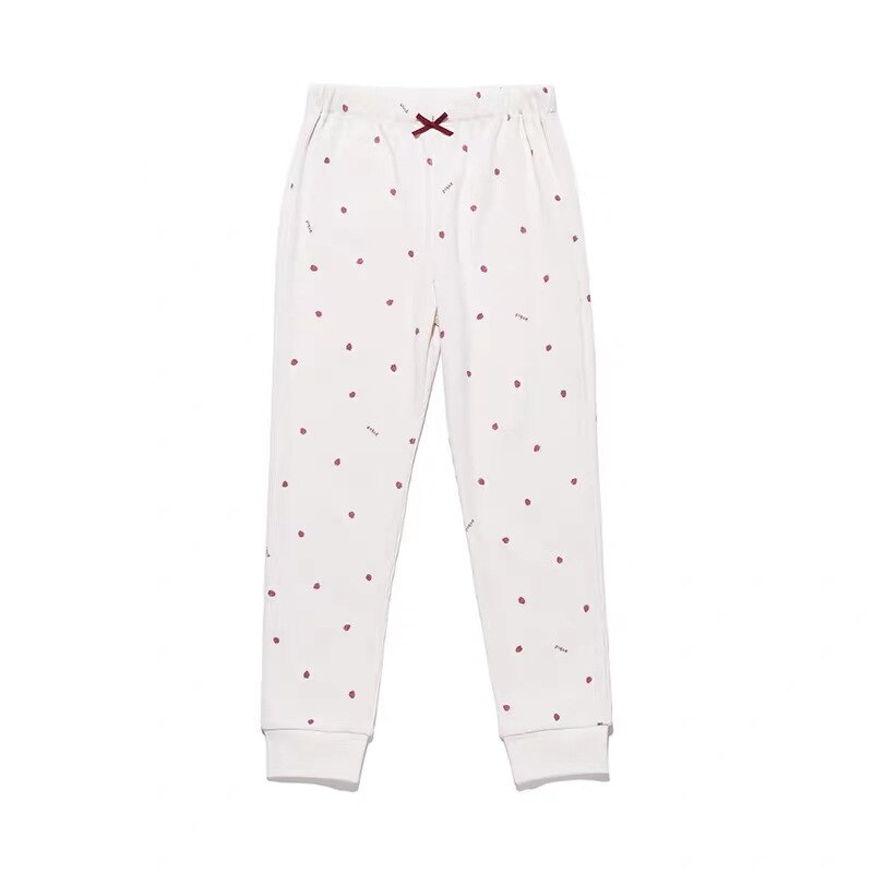 children's long-sleeved trousers pajamas set, cute, comfortable soft children’s cotton home wear, printed children’s pajamas