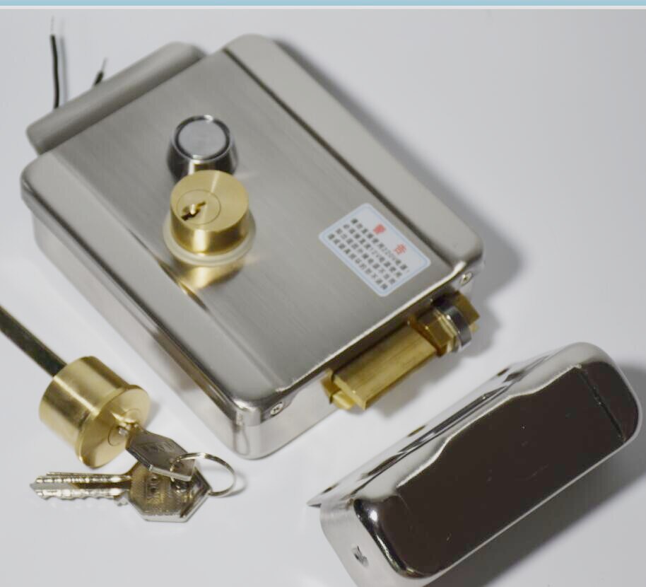 Lpsecurity  dc12v metal vandtæt elektrisk kontrollås adgang dørlåse sikkerhedsvagt mod tyveri jernport elektrisk lås